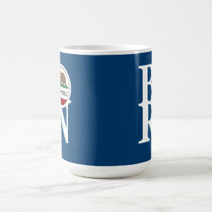 Taza De Café BORN Santa Cruz 15oz Mug Blue