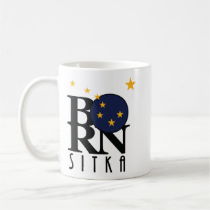 Taza De Café BORN Sitka Alaska 11oz