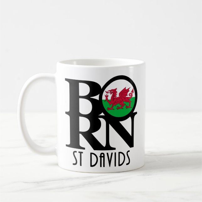 Taza De Café BORN St Davids 11oz (Izquierda)