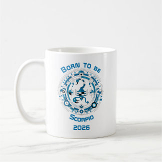 Taza De Café Born to be Scorpio