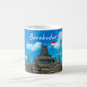 Taza De Café Borobudur, Indonesia - Antiguo templo budista