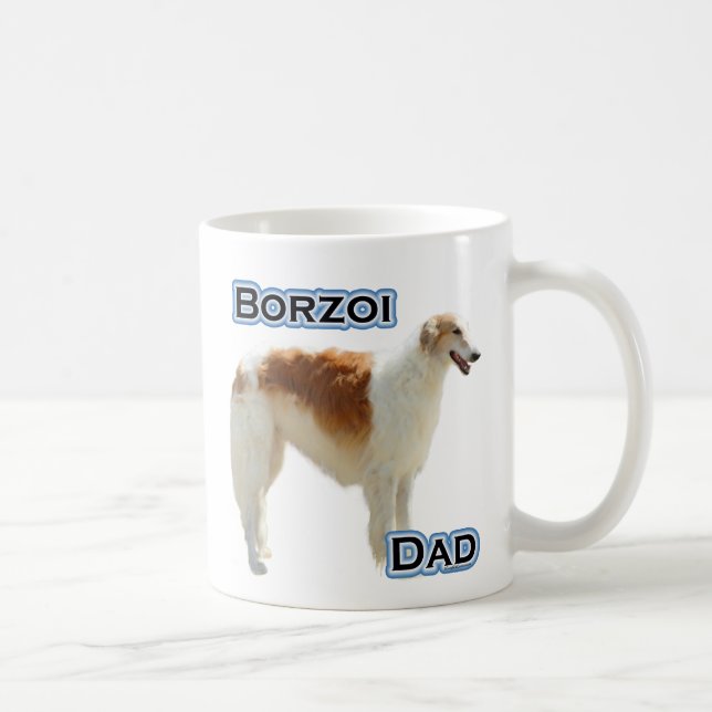 Taza De Café Borzoi Dad 4 (Derecha)