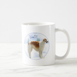 Taza De Café Borzoi Noel