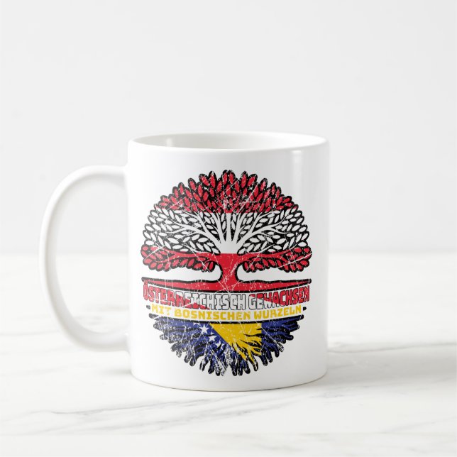 Taza De Café Bosnio bosnio Österreichisch Österreich Baum (Izquierda)