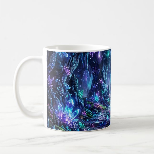 Taza De Café Bosque Brillante con Lago (Izquierda)
