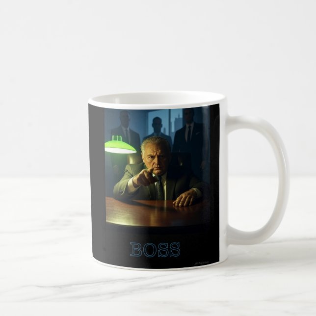 Taza De Café Bosque con texto a mano izquierda (Derecha)