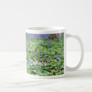 Taza De Café bosque de campana azul