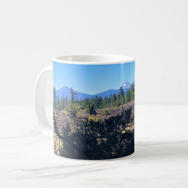 Taza De Café Bosque de cuestas de lava, Oregón (Anverso izquierdo)