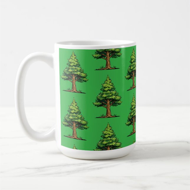 Taza De Café Bosque de hoja perenne (Izquierda)