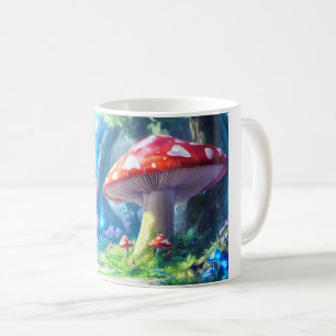 Taza De Café Bosque de hongos
