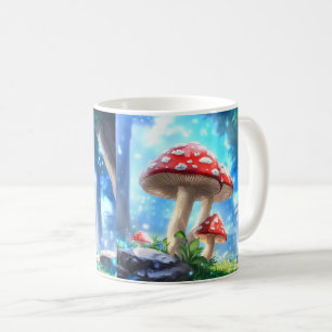 Taza De Café Bosque de hongos