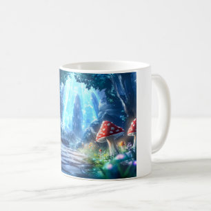 Taza De Café Bosque de hongos