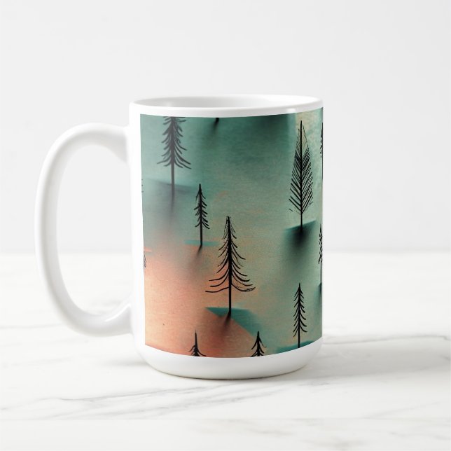 Taza De Café Bosque de invierno (Izquierda)