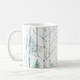 Taza De Café Bosque de invierno