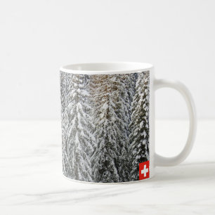 Taza De Café Bosque de invierno
