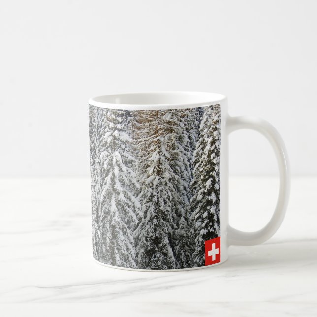 Taza De Café Bosque de invierno (Derecha)