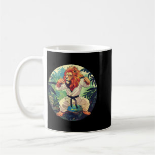 Taza De Café Bosque de leones de Kung Fu Mma Kickboxing Judo Ta