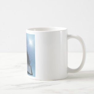 Taza De Café Bosque de libros abiertos