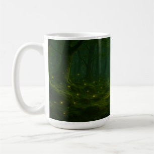 Taza De Café Bosque de luciérnagas