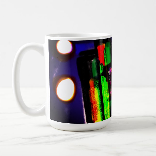 Taza De Café Bosque de niebla lobo (Izquierda)
