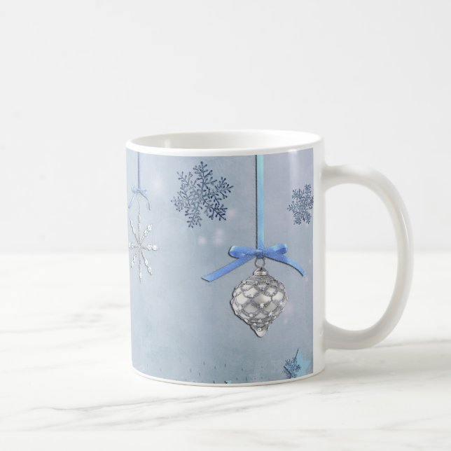 Taza De Café Bosque de nieve navideña (Derecha)