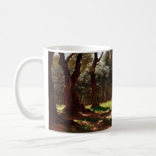 Taza De Café Bosque de olivos en Cap Saint Martin (Izquierda)