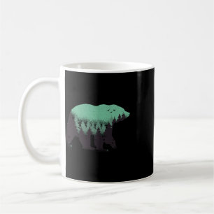 Taza De Café Bosque de Osos Naturaleza Oso Pardo Senderismo Caz