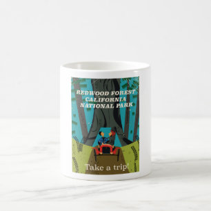 Taza De Café Bosque de Secuoyas Parque Nacional California Viaj