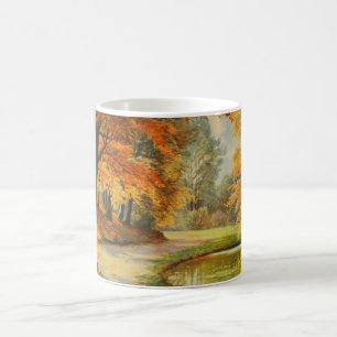 Taza De Café Bosque en otoño