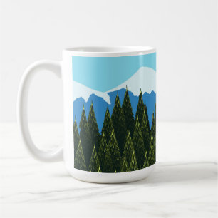 Taza De Café Bosque fractal