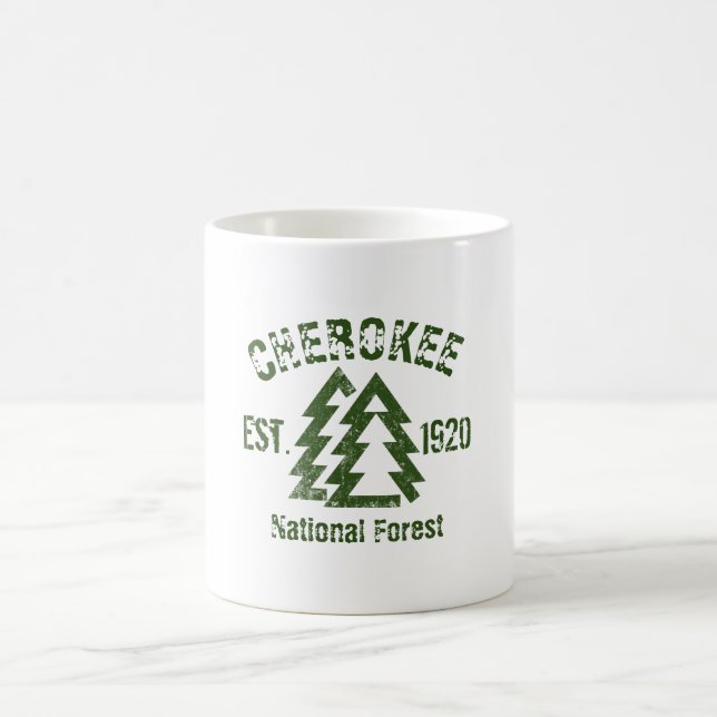 Taza De Café Bosque nacional de Cherokee (Centro)