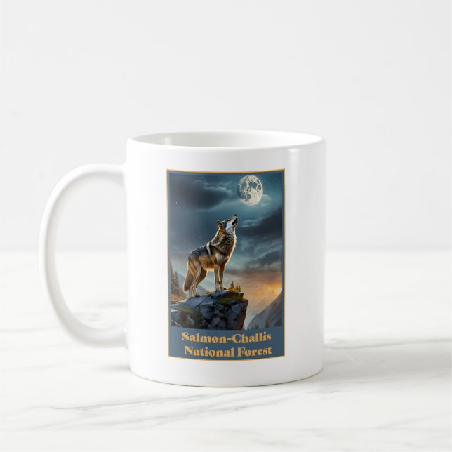 Taza De Café Bosque nacional de Salmon-Challis (Izquierda)