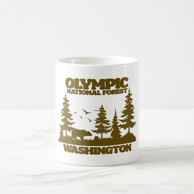Taza De Café Bosque nacional olímpico (Centro)