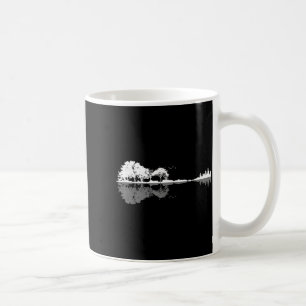Taza De Café Bosque Retro Divertida Naturaleza Guitarra Clic Mú