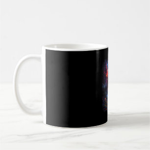 Taza De Café Bosque retro sasquatch bigfoot senderismo naturale
