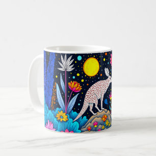 Taza De Café Bosque Soñador Nocturno
