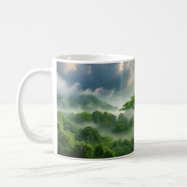 Taza De Café Bosque verde (Izquierda)