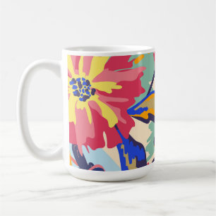 Taza De Café Bosque y rosas