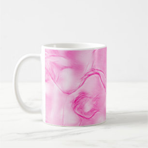 Taza De Café Bosquejo de la flor de dos tulipanes en rosa
