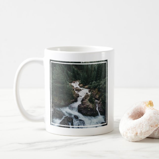 Taza De Café Bosques | Cantón Grison Graubunden (Con donut)