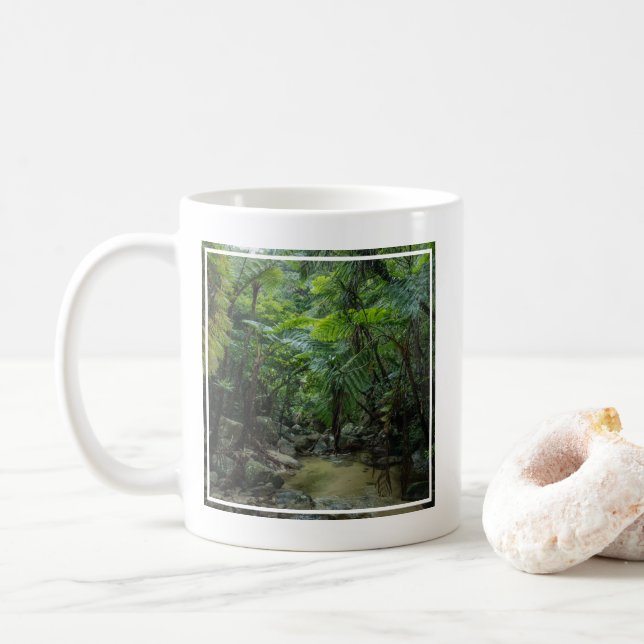 Taza De Café Bosques | Parque nacional Iriomote Ishigaki (Con donut)