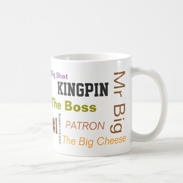 Taza De Café "Boss " (Derecha)