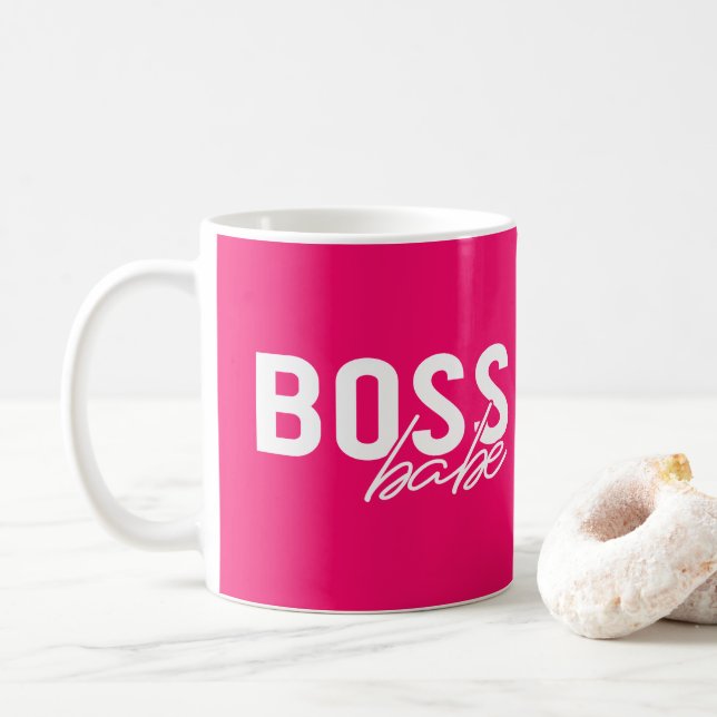 Taza De Café Boss Babe (Con donut)