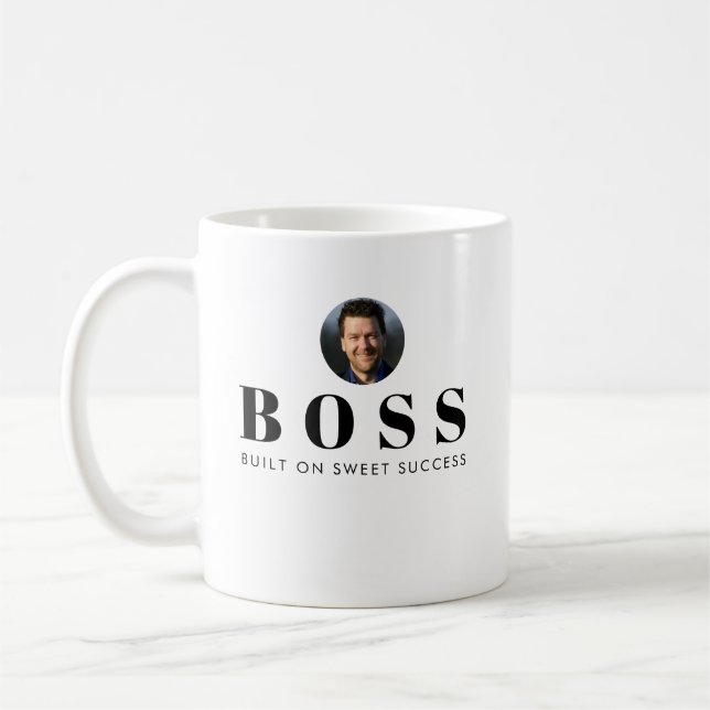 Taza De Café BOSS: Construido en Sweet Success Mug - Gracioso r (Izquierda)