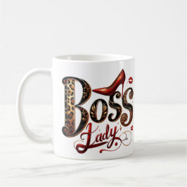 Taza De Café Boss Lady Christmas Mug – Holiday Heels Edition