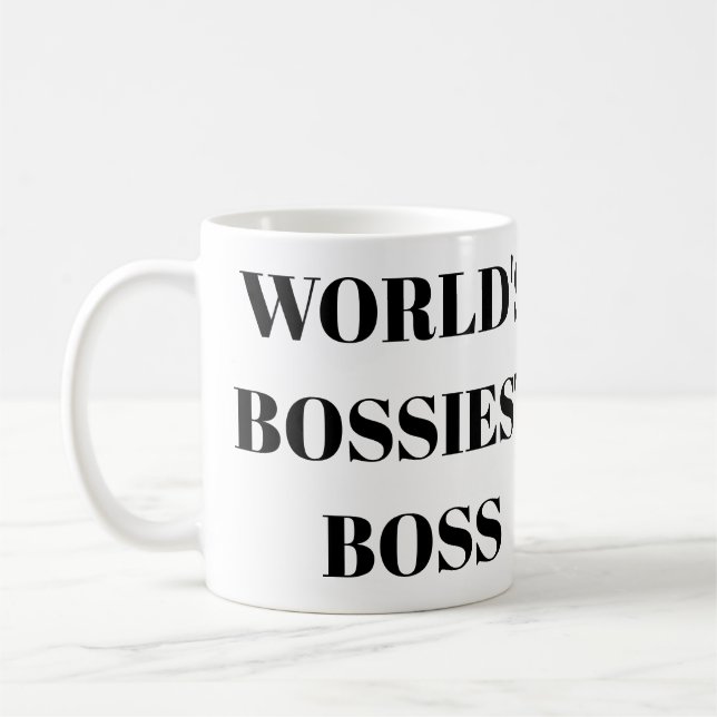 Taza De Café Boss más mandón del mundo (Izquierda)