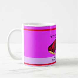 Taza De Café Bossy Gal Retro Magenta