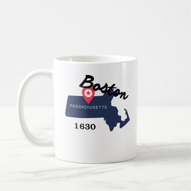 Taza De Café Boston coffee mug  (Izquierda)