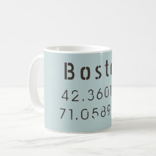 Taza De Café Boston Latitude y longitud