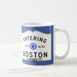 Taza De Café Boston que entra